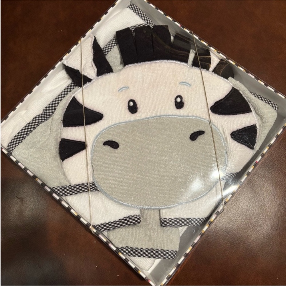 Mackenzie Childs Zebra Hooded Towel for Kids